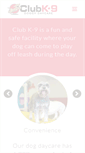 Mobile Screenshot of clubk-9doggydaycare.com